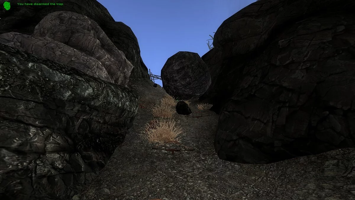 Fallout: New Vegas — Падающие валуны без радиального размытия