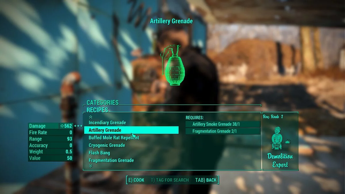 Fallout 4: Game of the Year Edition — Артиллерийские гранаты