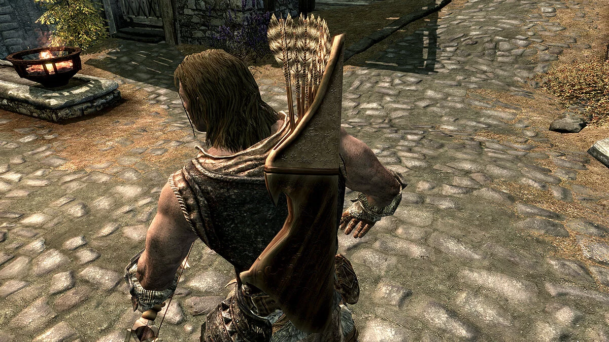 The Elder Scrolls 5: Skyrim Legendary Edition — Улучшенный колчан с луком Ауриэля
