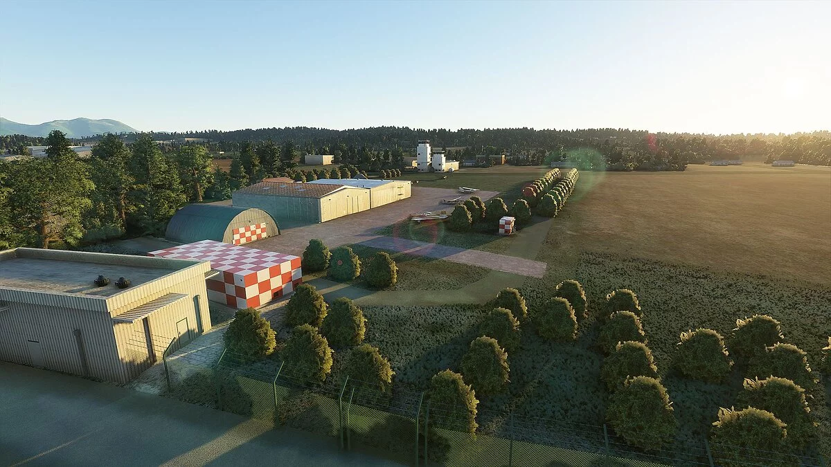 Microsoft Flight Simulator — Аэродром на реке Лаго-ди-Гарда