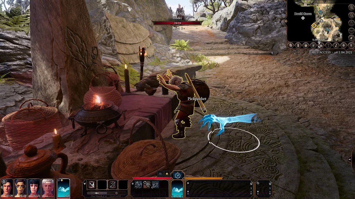 Baldur&#039;s Gate 3 — Персонаж рука мага