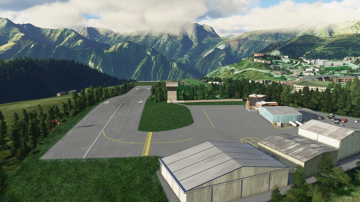 Microsoft Flight Simulator — Аэропорт Альп д'Юэз