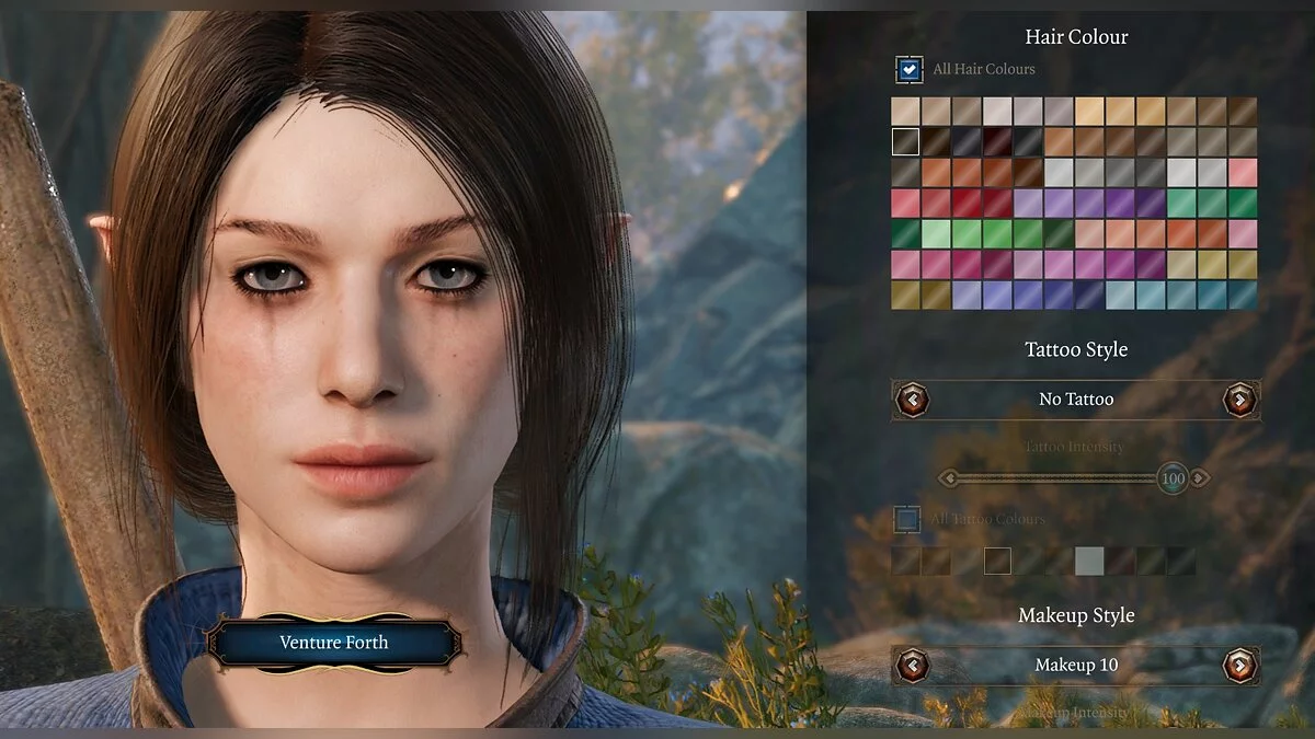 Baldur's Gate 3 — Редактор макияжа