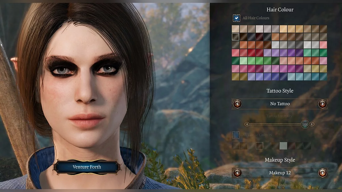 Baldur's Gate 3 — Редактор макияжа