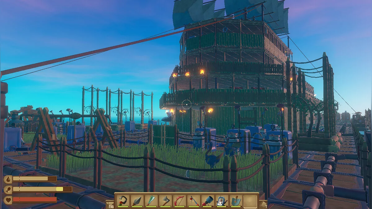 Salem — Сохранение (Update12: Большой плот с кучей ресурсов, пройдено всё кроме последнего острова со зданиями)