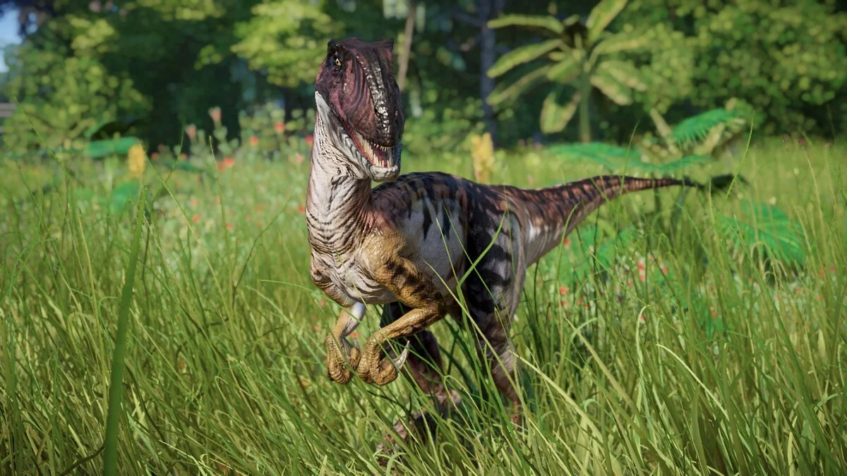 Jurassic World Evolution — Дейноних из фильма «Парк Юрского периода»