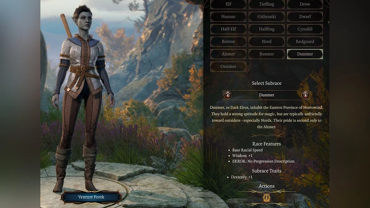 Baldur&#039;s Gate 3 — Расы из вселенной The Elder Scrolls