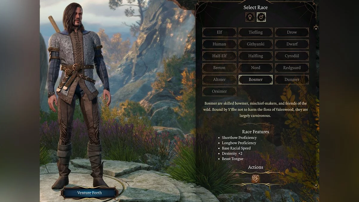 Baldur&#039;s Gate 3 — Расы из вселенной The Elder Scrolls