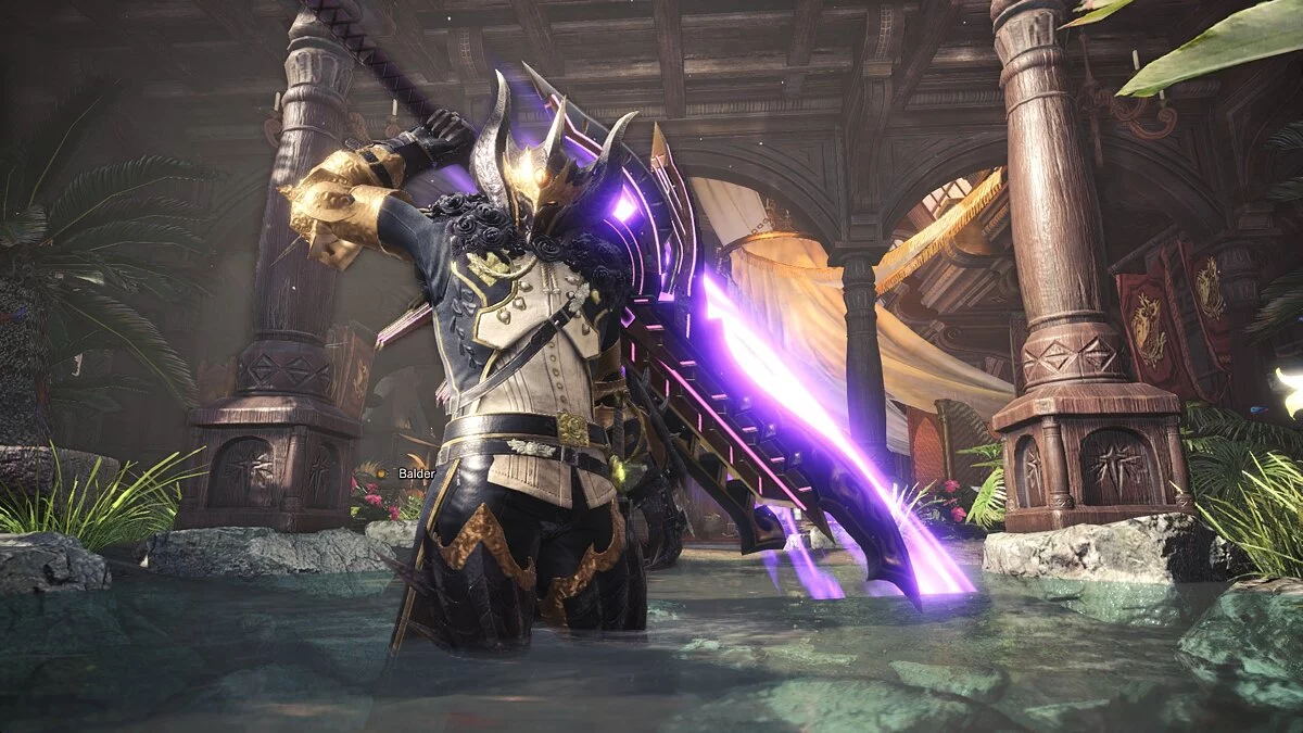 Monster Hunter World: Iceborne — Меч Монадо Малоса из игры Xenolade Chronicles 2