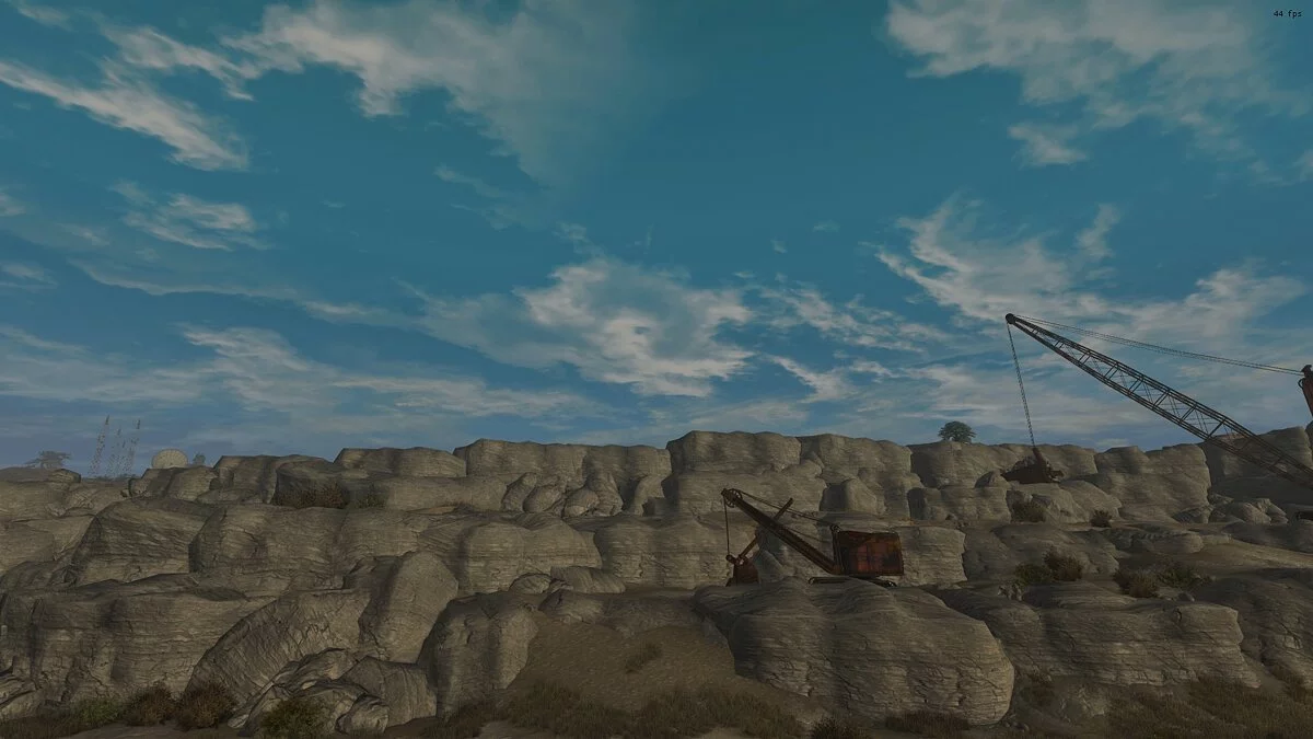 Fallout: New Vegas — HD текстуры для известкового карьера