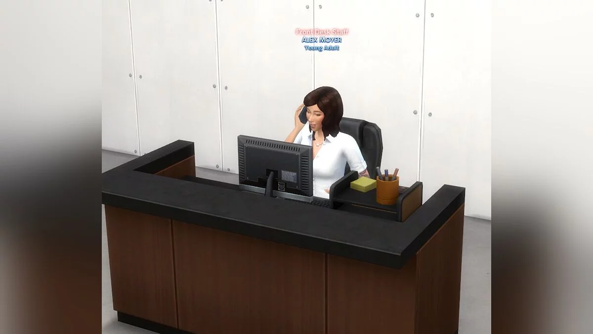 The Sims 4 — Администратор за стойкой регистрации (29.10.2020)