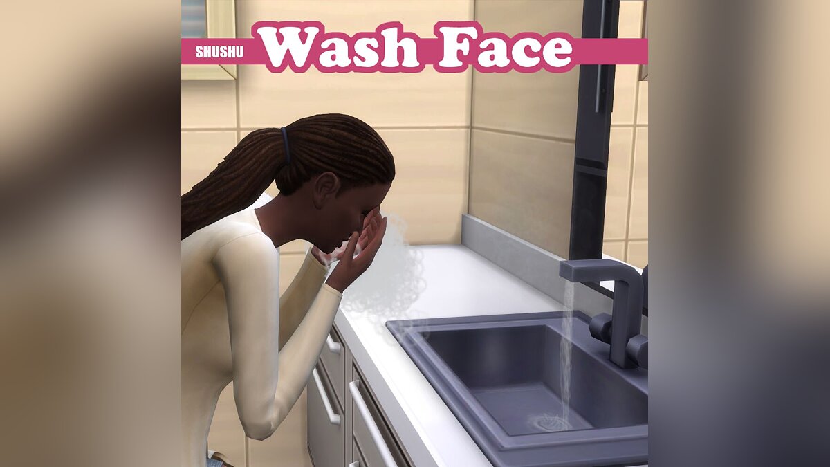 The Sims 4 — Мод на умывание лица (28.10.2020)