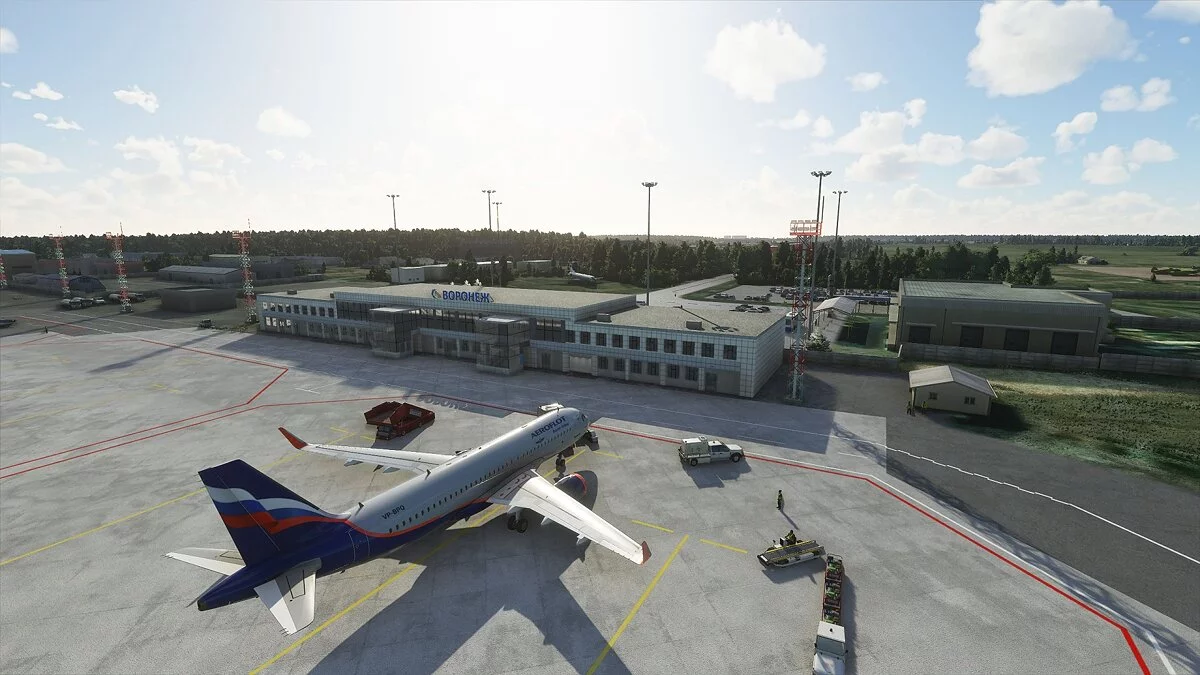 Microsoft Flight Simulator — Аэропорт в Воронеже (Россия)