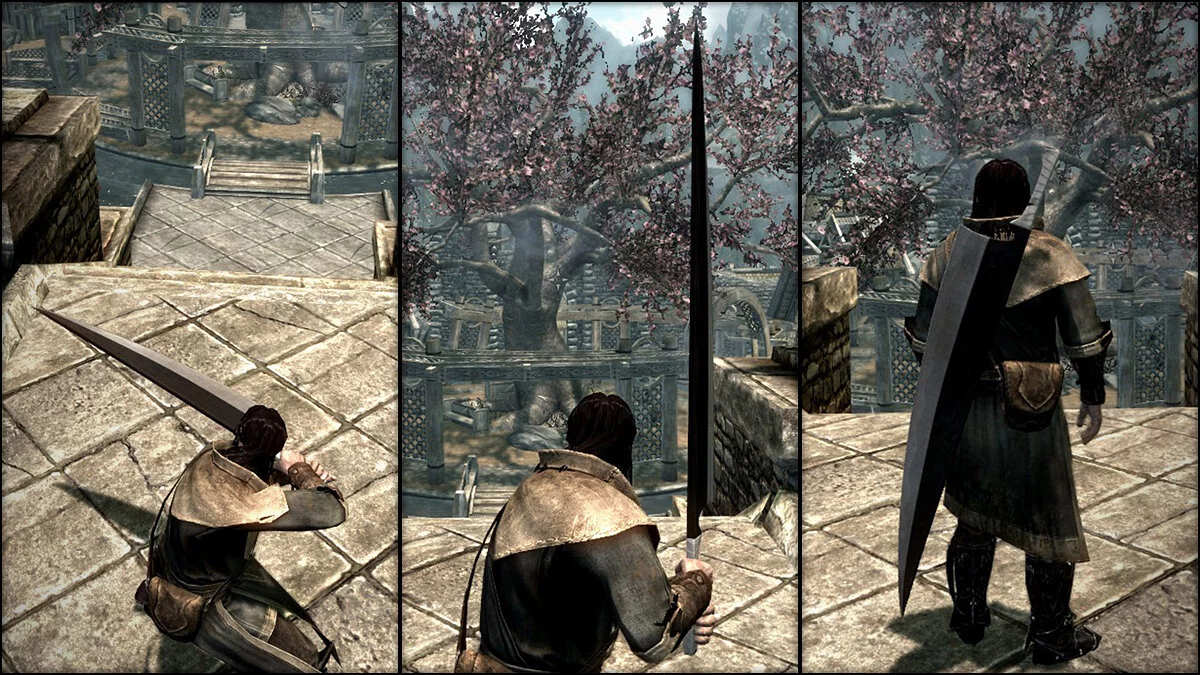 The Elder Scrolls 5: Skyrim Legendary Edition — Зангецу из аниме-сериала «Блич»