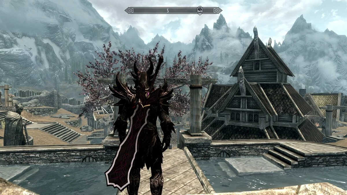 The Elder Scrolls 5: Skyrim Legendary Edition — Меч Laevateinn из аниме «Эстетика заблудшего героя»