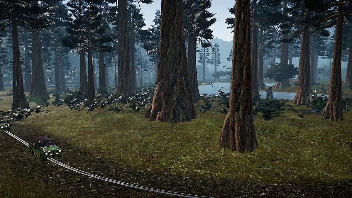 Jurassic World Evolution — Настоящие красные деревья