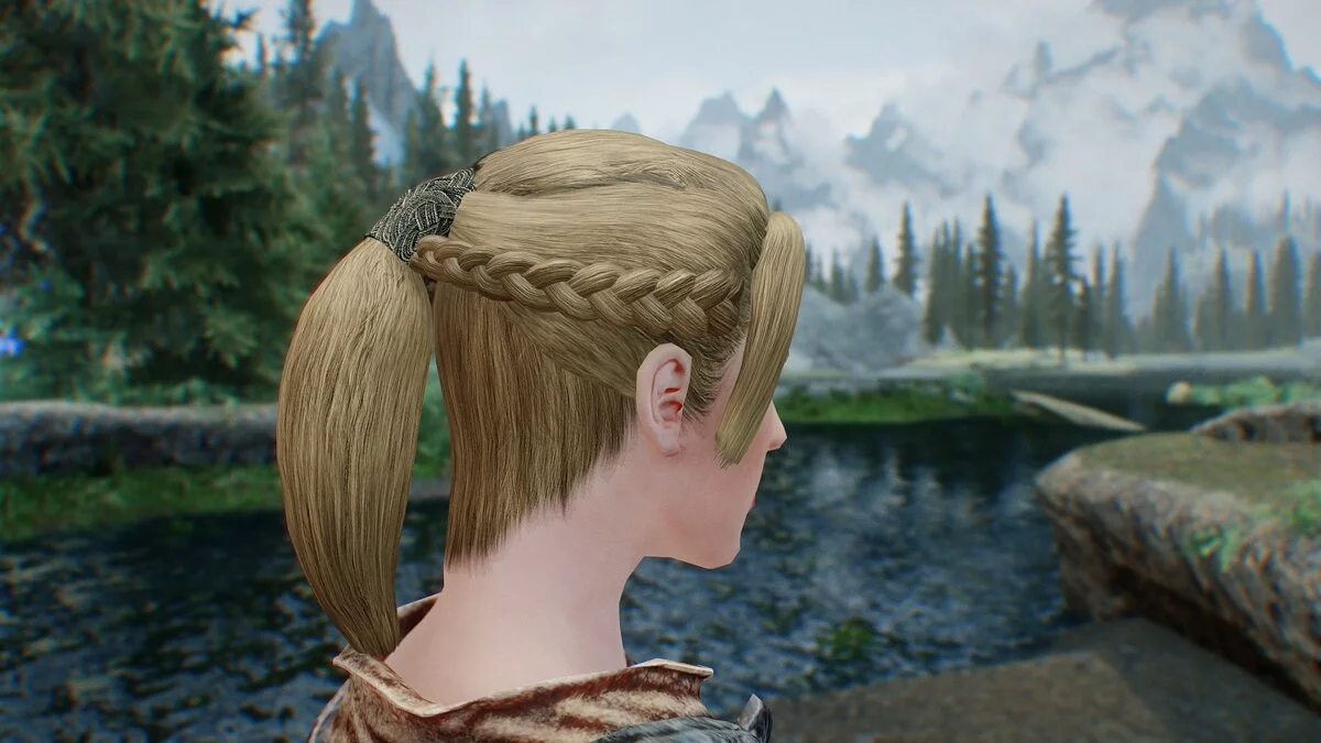 Elder Scrolls 5: Skyrim Special Edition — Высокополигональные волосы