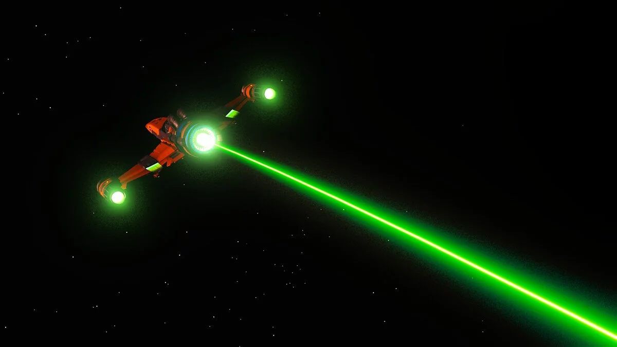 No Man's Sky — Разное свечение двигателя корабля