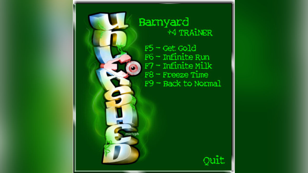 Barnyard — Трейнер +4