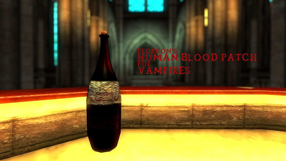 The Elder Scrolls 4: Oblivion — Бутылки с кровью для вампиров