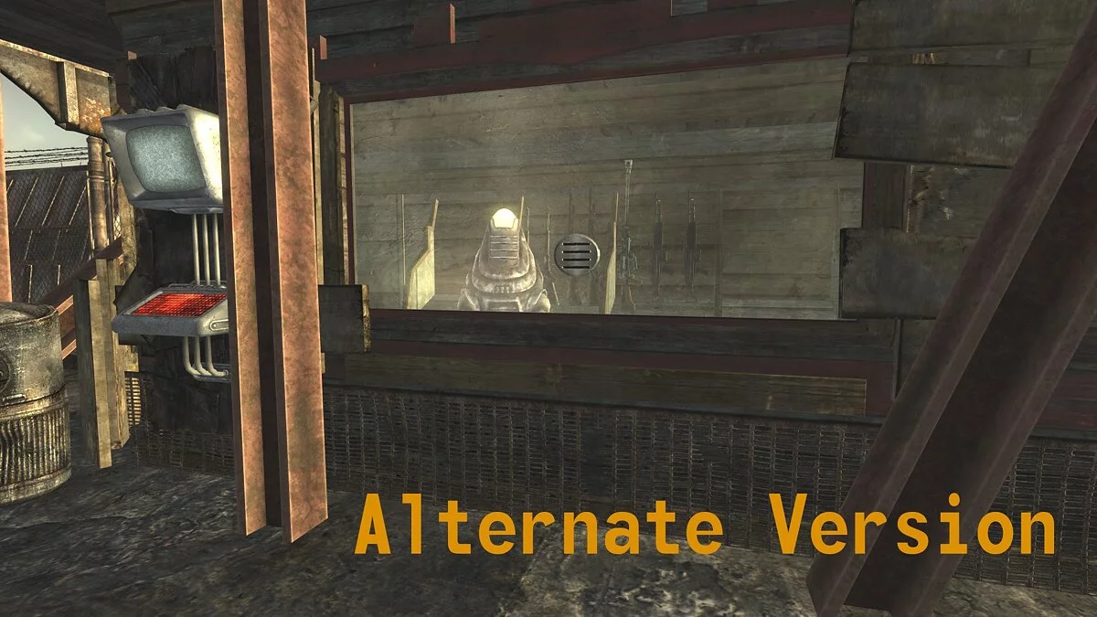 Fallout: New Vegas — Исправление стекла киоска Gun Runners