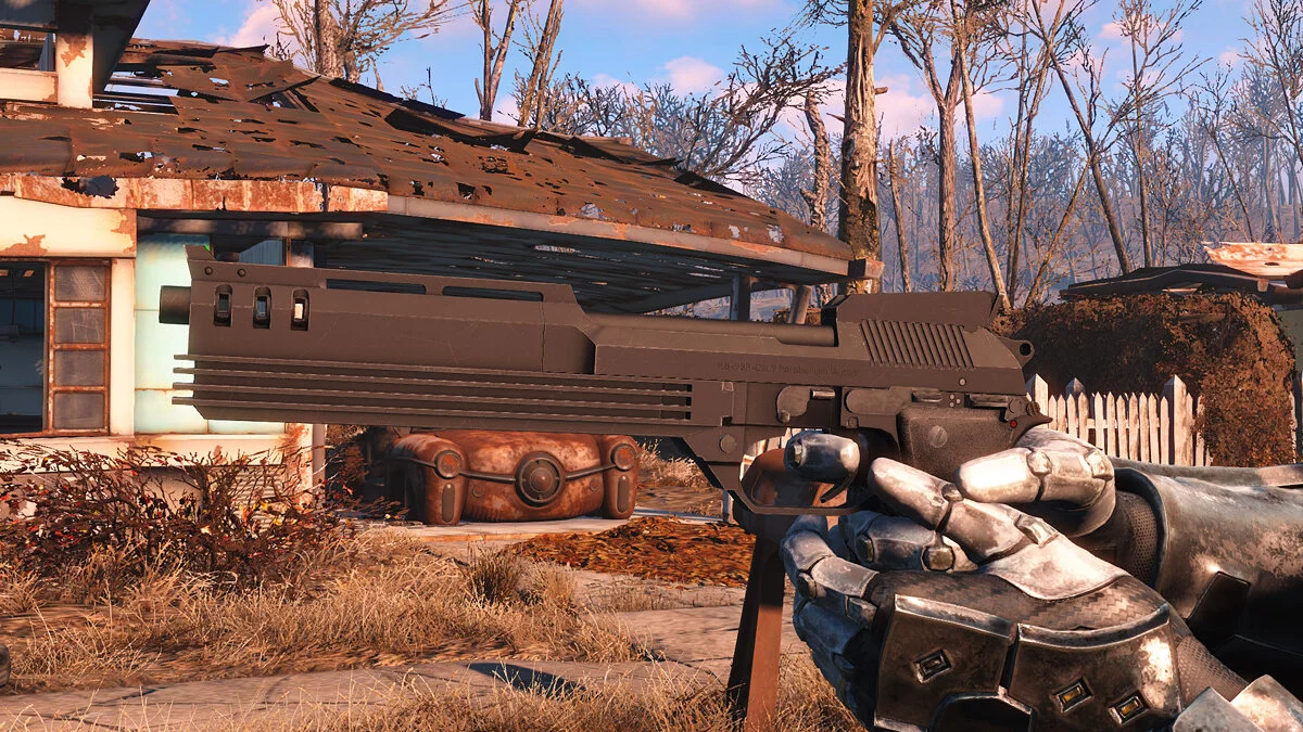 Fallout 4: Game of the Year Edition — Пистолет Робокопа M93R Auto 9