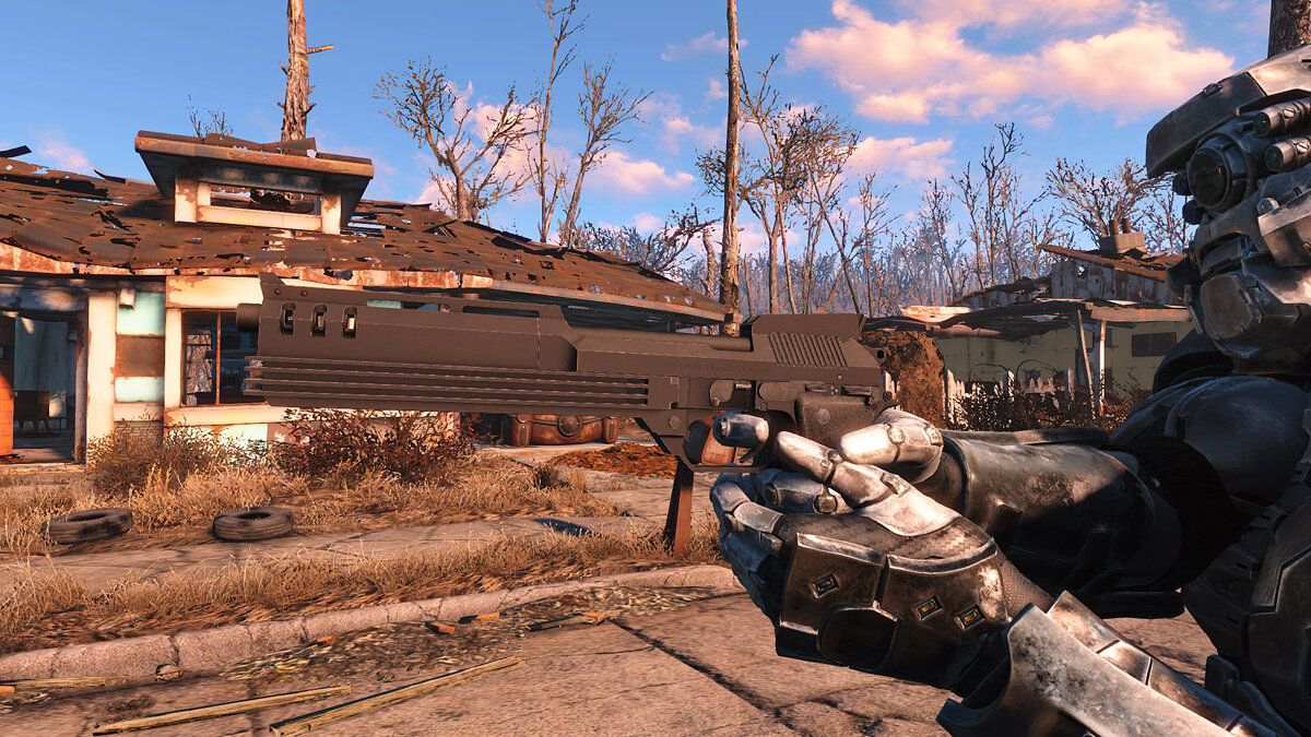 Fallout 4: Game of the Year Edition — Пистолет Робокопа M93R Auto 9