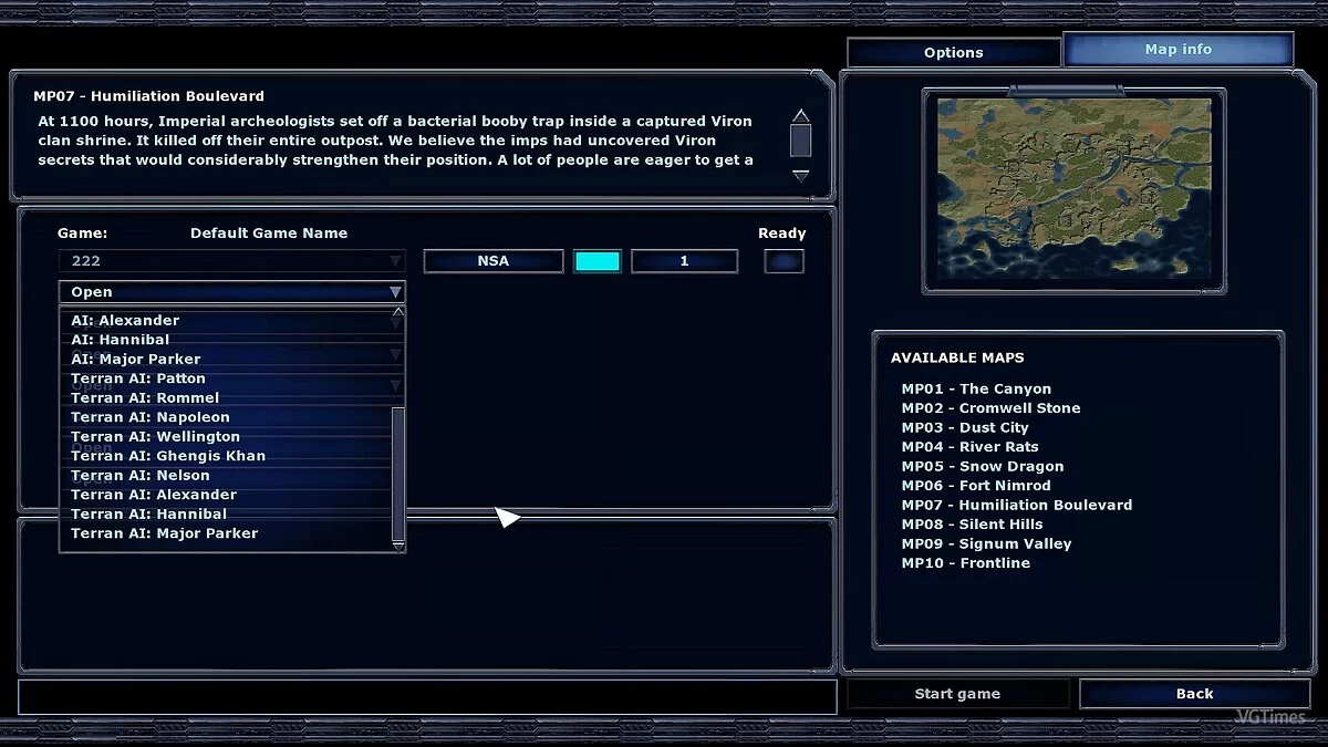 Ground Control 2: Operation Exodus — Набор карт - TerranCoop