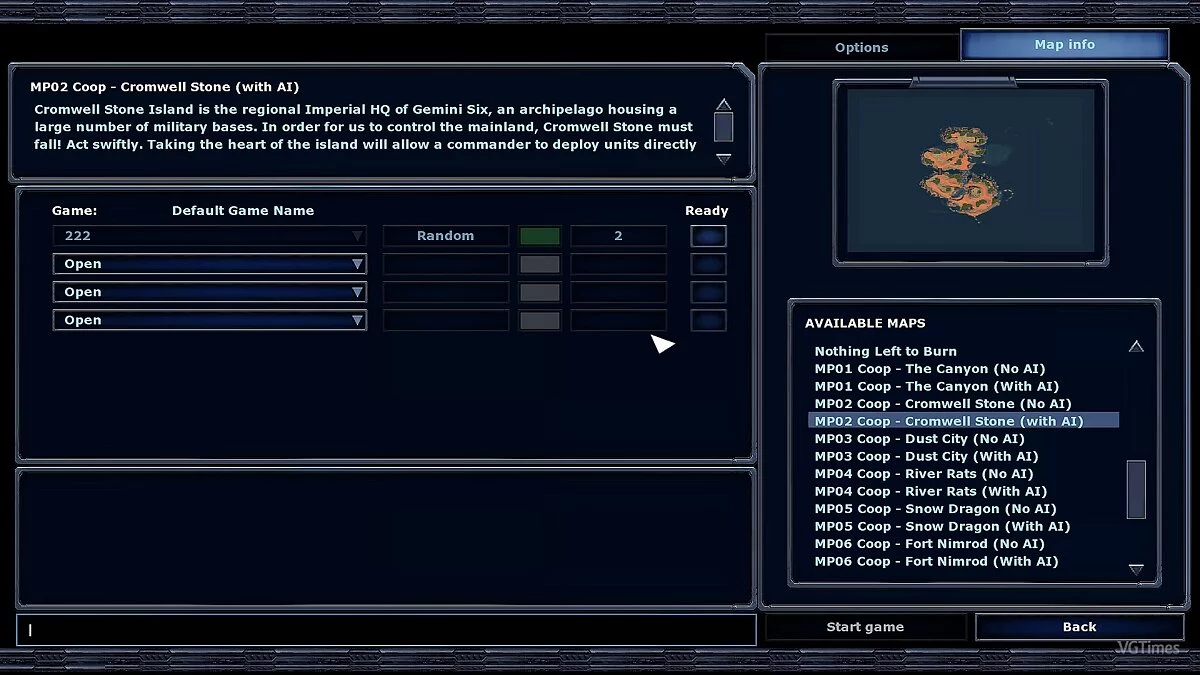 Ground Control 2: Operation Exodus — Набор карт - TerranCoop