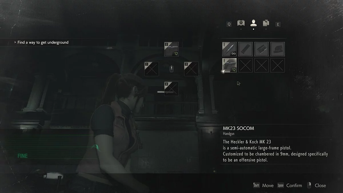 Resident Evil 2 — Пистолет MK23