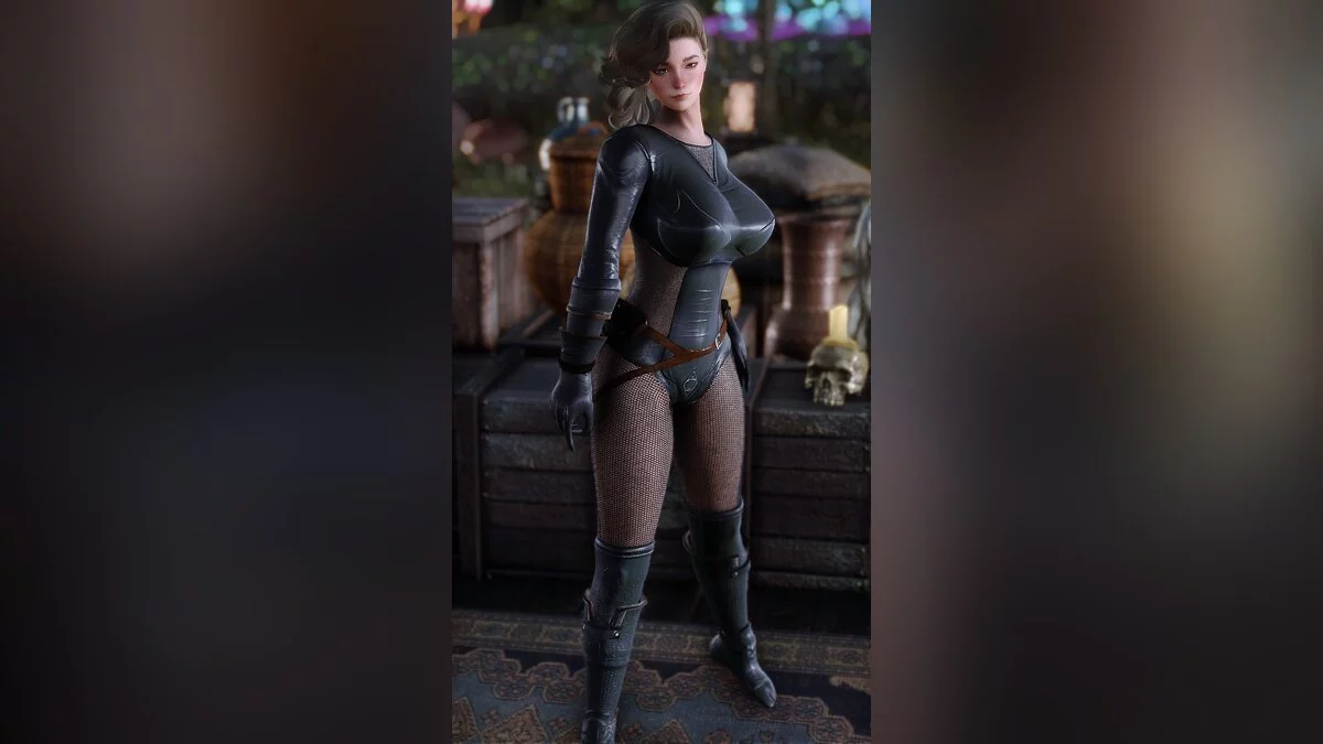 Elder Scrolls 5: Skyrim Special Edition — Черный костюм воровки