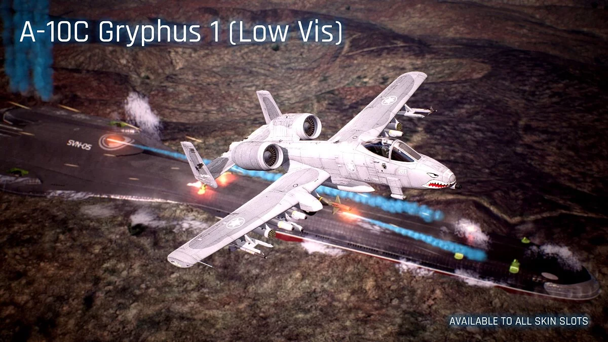 Ace Combat 7: Skies Unknown — Цветной ракетный дым