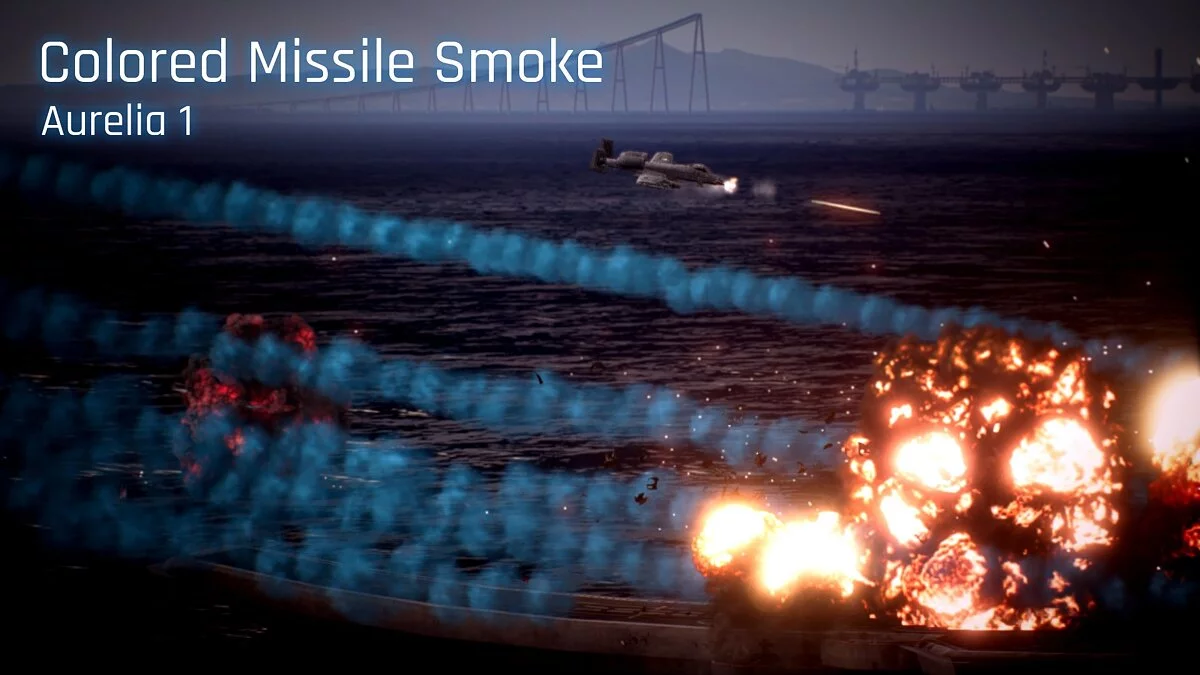 Ace Combat 7: Skies Unknown — Цветной ракетный дым