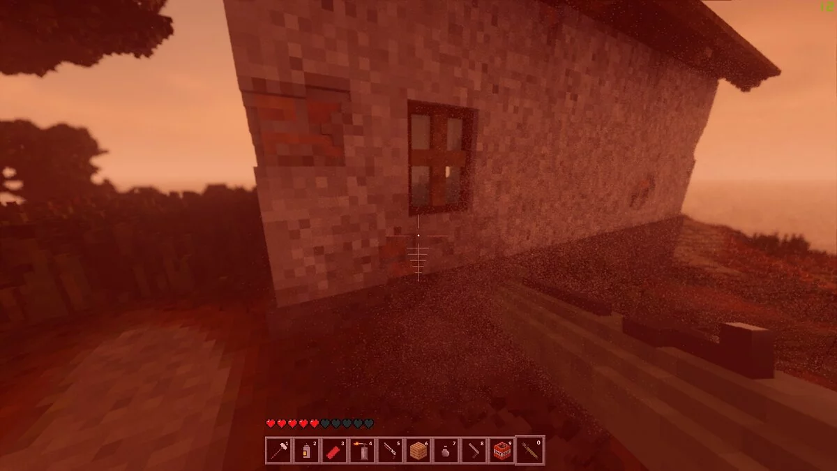 Teardown — Интерфейс в стиле игры Minecraft