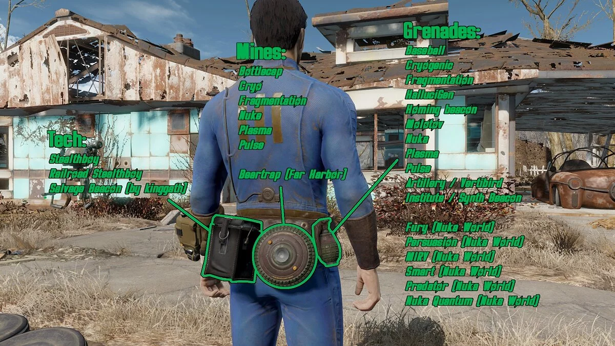 Fallout 4: Game of the Year Edition — Служебный пояс