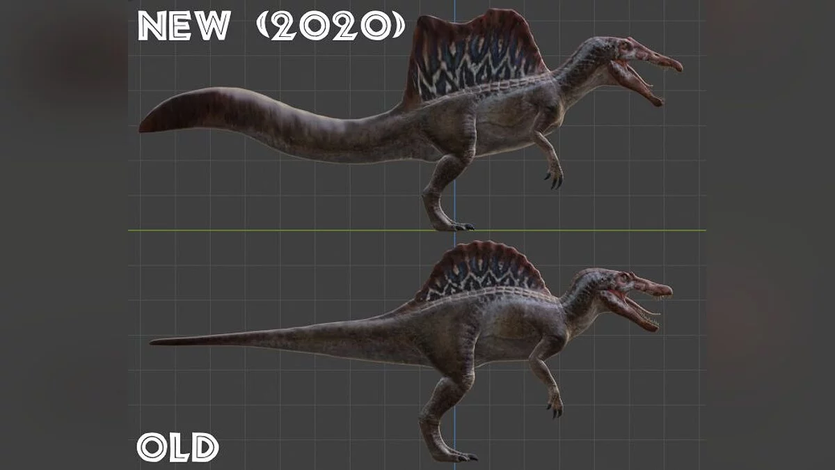 Jurassic World Evolution — Реалистичный спинозавр египтикус