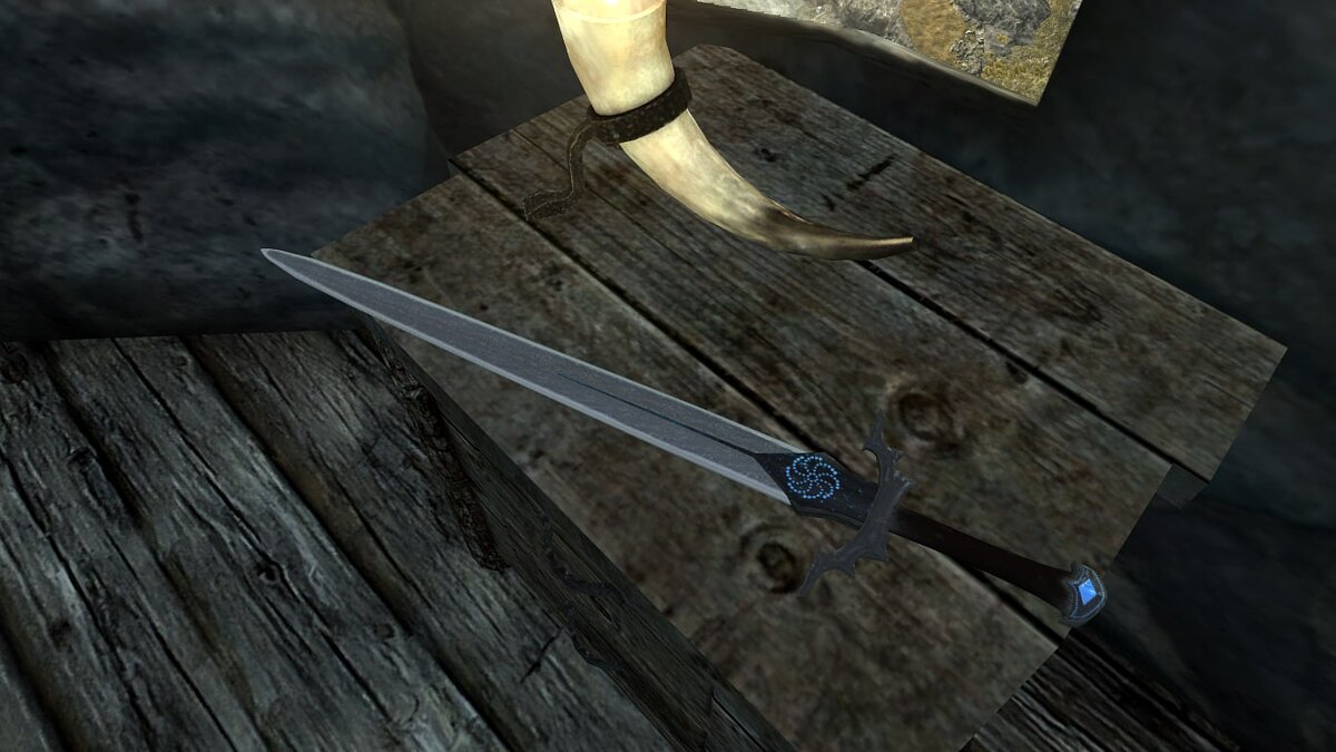 The Elder Scrolls 5: Skyrim Legendary Edition — Меч «Проклятие ночи»