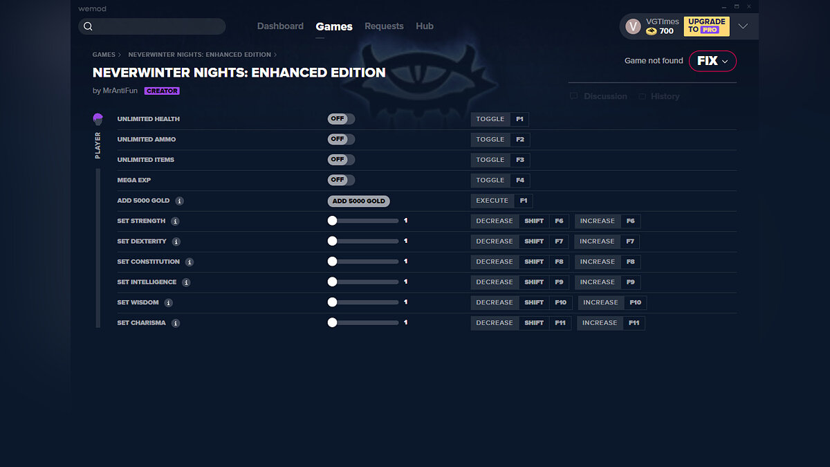 Neverwinter Nights: Enhanced Edition — Трейнер (+11) от 11.11.202  [WeMod]