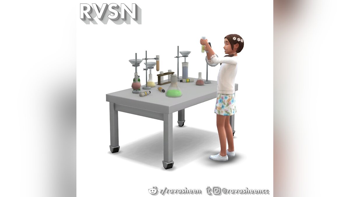 The Sims 4 — Функциональный научный стол для детей