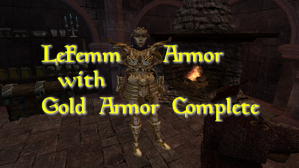 Elder Scrolls 3: Morrowind — Полная золотая броня