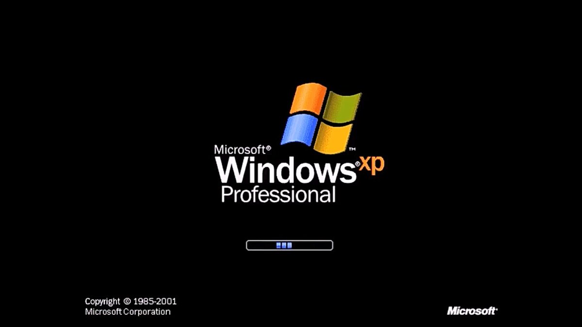 Elder Scrolls 5: Skyrim Special Edition — Загрузочный экран в виде Windows XP