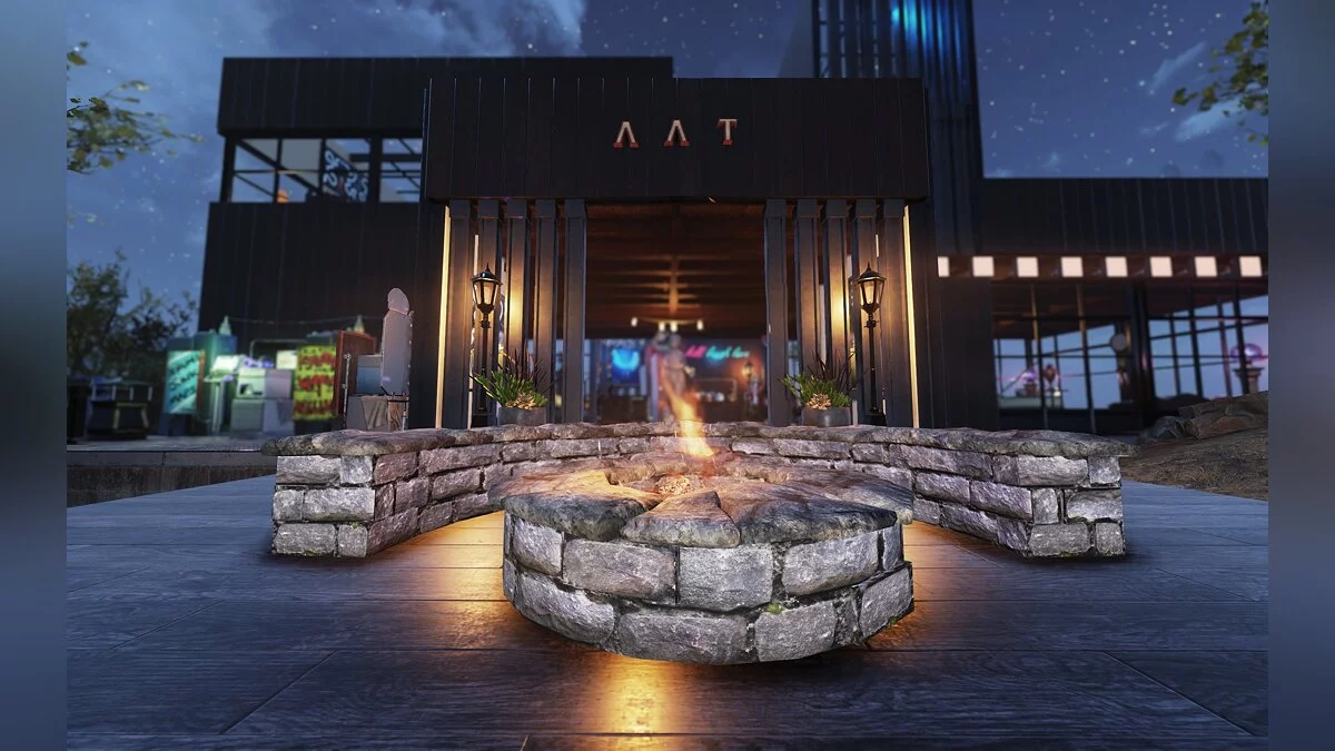 Fallout 76 — HD костер в лагере