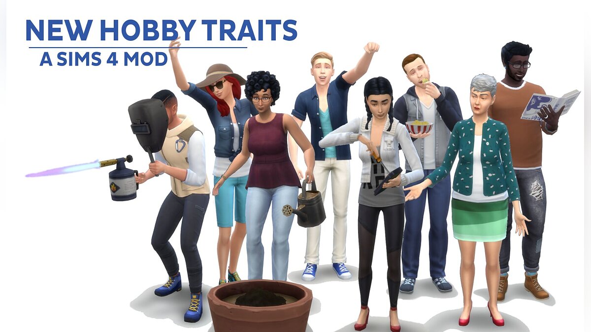 The Sims 4 — Черты характера — хобби (11.12.2020)