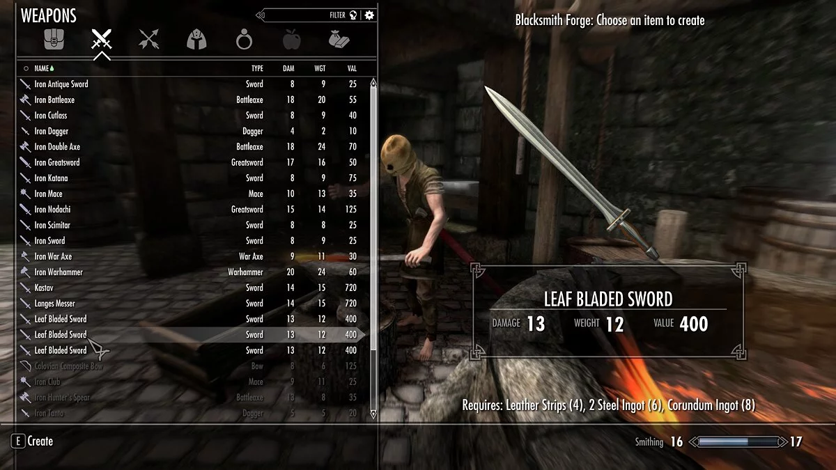 The Elder Scrolls 5: Skyrim Legendary Edition — Короткие мечи