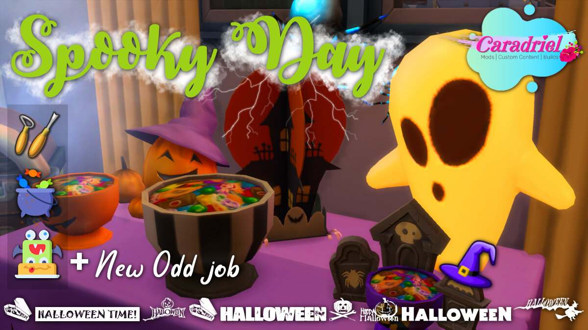 The Sims 4 — Традиции и подработка на хэллоуин