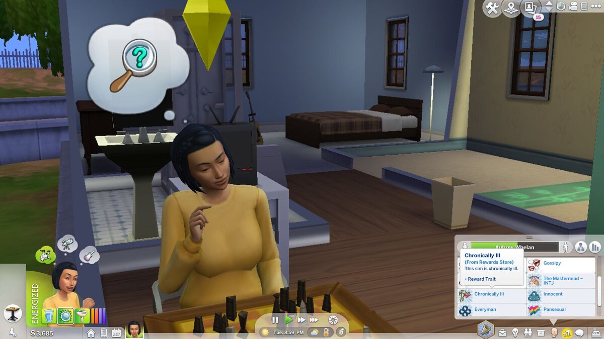 The Sims 4 — Черта характера — хронические заболевания