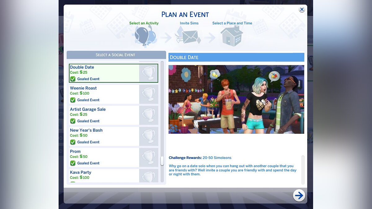 The Sims 4 — Двойное свидание