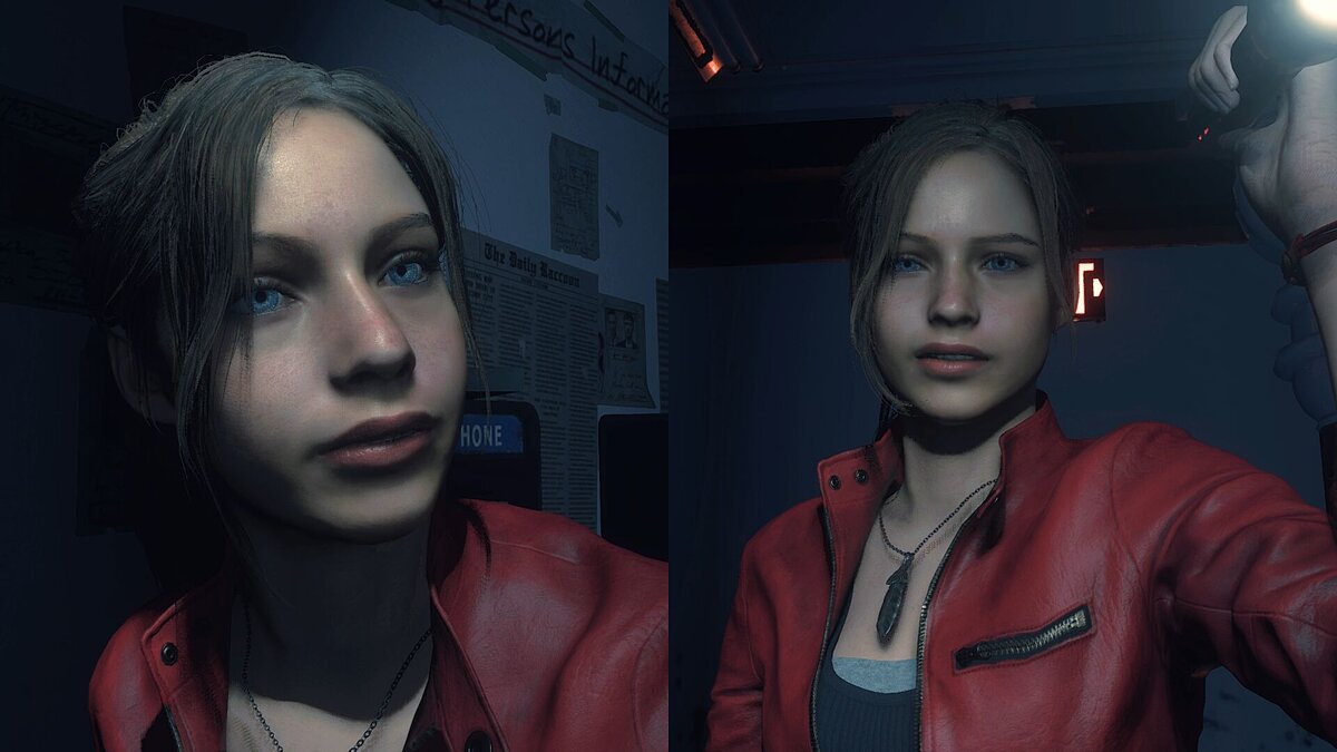 Resident Evil 2 — Исправление прикуса и глаз для Клэр