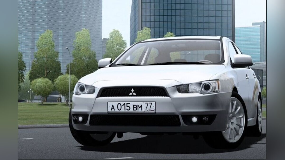 City Car Driving — Mitsubishi Lancer X