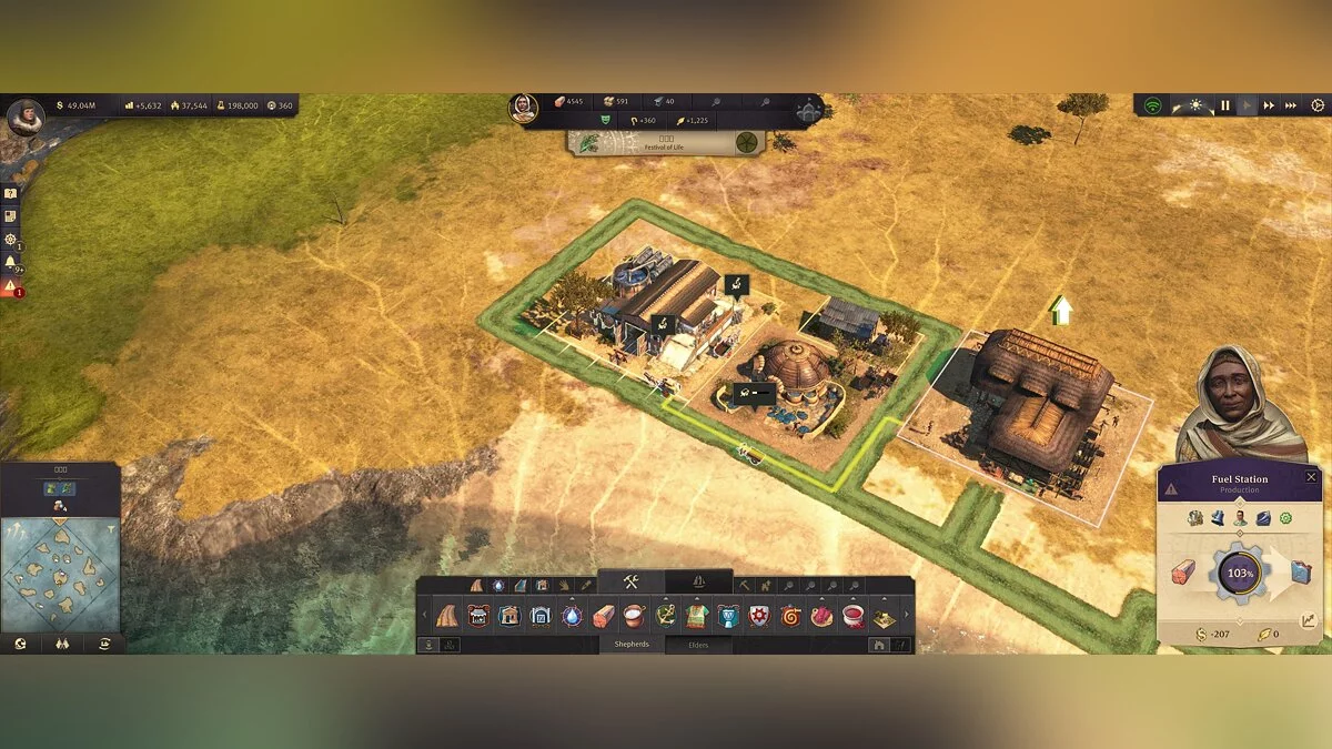 Anno 1800 — Заправочная станция на дровах